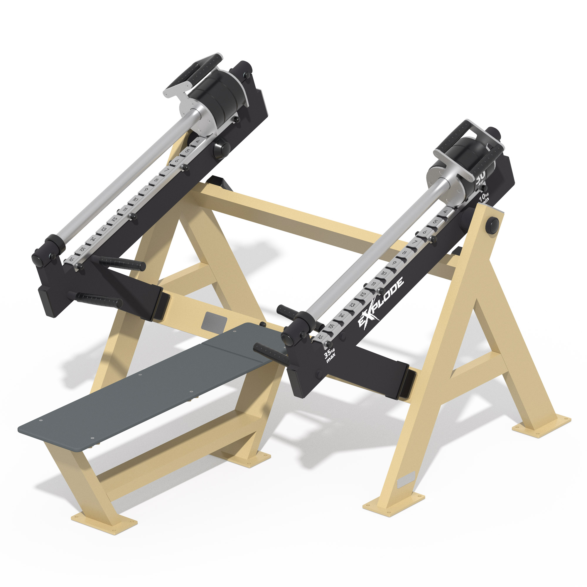 ✱ Жим горизонтальний лежачи Explode KF801-S Офіційний магазин Explode