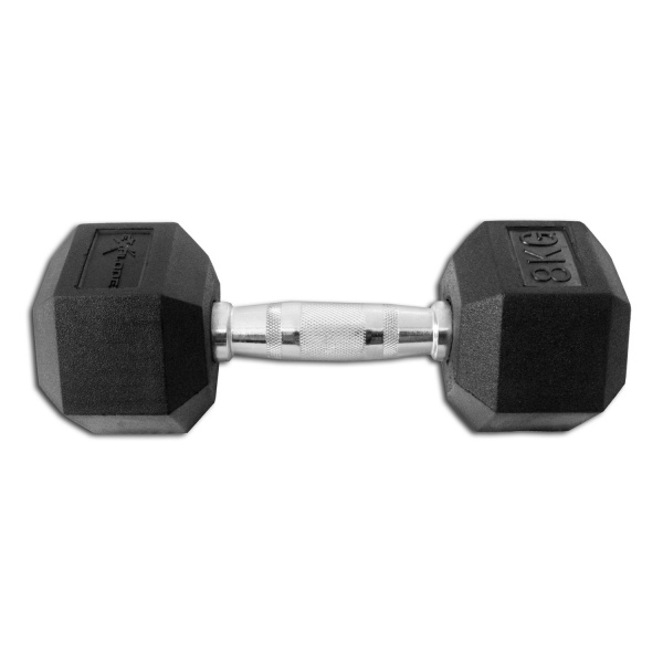 Гантель гексагональная обрезиненная Explode 8 кг PD-108-08 - купить в Киеве и Украине
