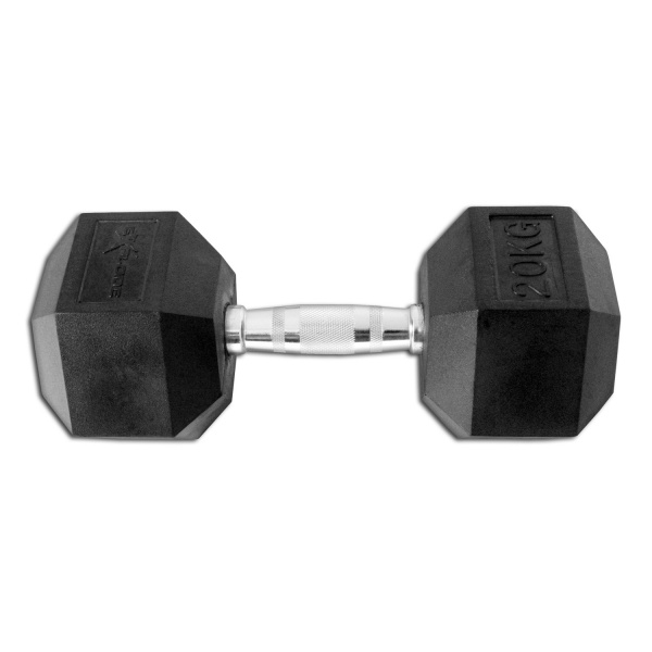 Гантель гексагональная обрезиненная Explode 20 кг PD-108-20 - купить в Киеве и Украине