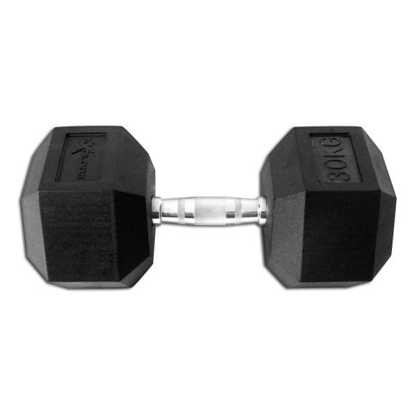 Гантель гексагональная обрезиненная Explode 30 кг PD-108-30 - купить в Киеве и Украине