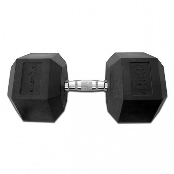 Гантель гексагональная обрезиненная Explode 45 кг PD-108-45 - купить в Киеве и Украине