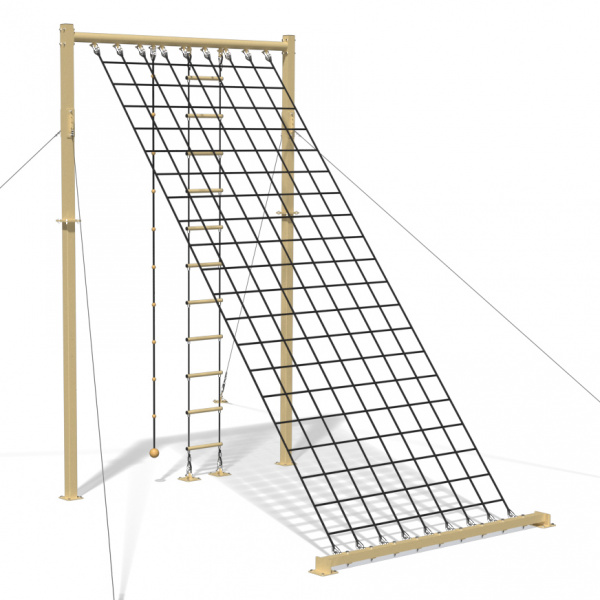 Полоса препятствий Лестница веревочная с сеткой Explode KF907.17
