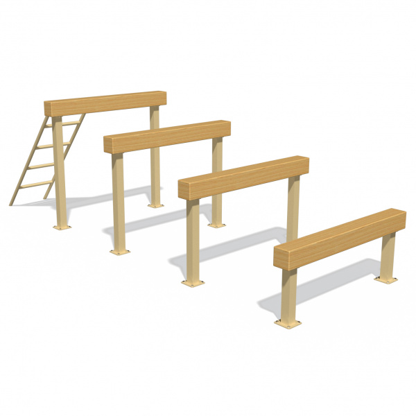 Полоса препятствий Разрушенная лестница Explode KF907.3