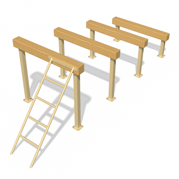 Полоса препятствий Разрушенная лестница Explode KF907.3