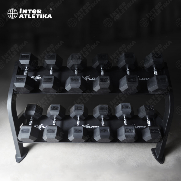 Стойка под гексагональные гантели Explode KF312.1 (1 секция) - купить в Киеве и Украине